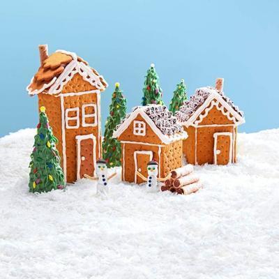 Weihnachtsdorf Häuser