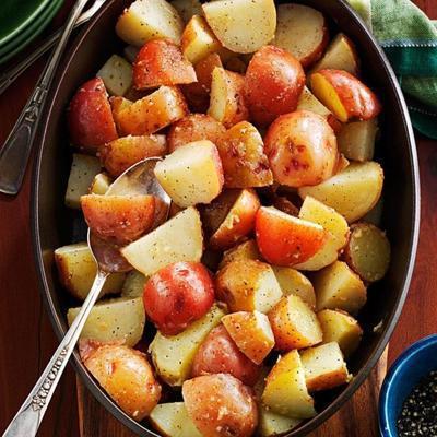 Knoblauchkartoffeln mit gebräunter Butter