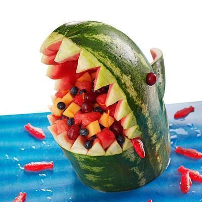 Wassermelonenhai-Fruchtsalat