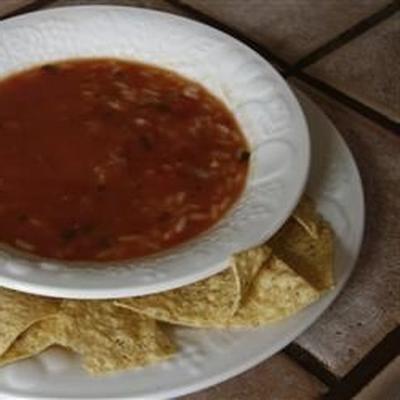 einfache Tortillasuppe