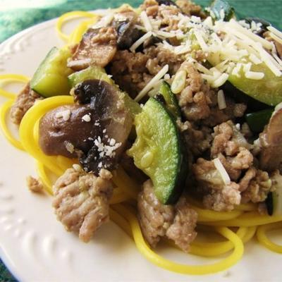 keine rote Spaghetti-Sauce
