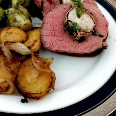 Rinderfilet mit Hummer gefüllt