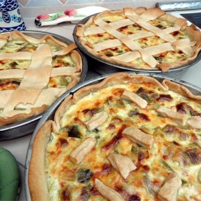 Französische Lauchtorte