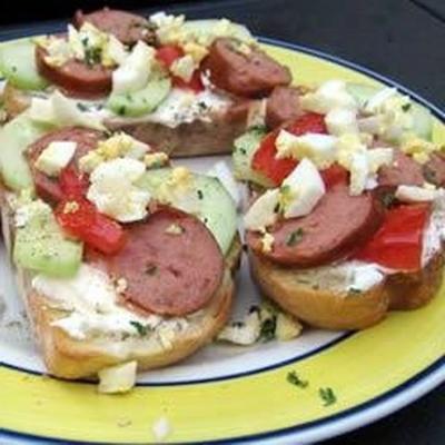 ukrainische Sandwiches