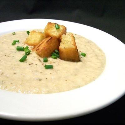 Winter weiße Suppe