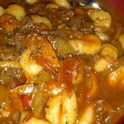 Gnocchi und Paprika in Balsamico-Sauce
