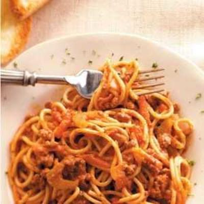 Spaghetti mit Bolognese-Sauce