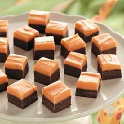 Halloween geschichtetes Fudge