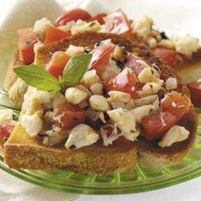 Krabben Bruschetta