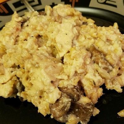 Hühnergerstenrisotto mit Pilzen