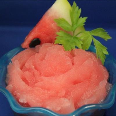 saftiges Wassermelonensorbet