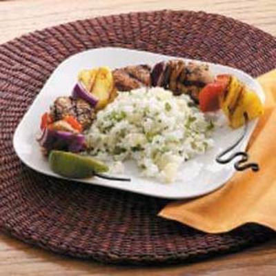 Honig Ingwer Truthahn kabobs