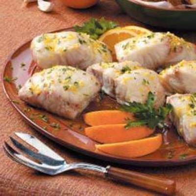 Roter Schnapper mit Orangensauce