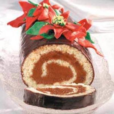 Weihnachtsstern Kuchenrolle