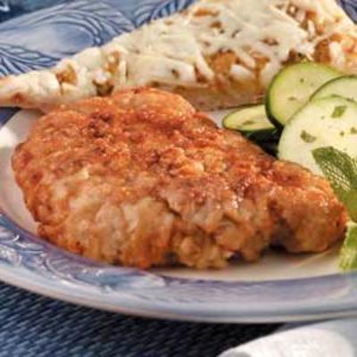 Senf gebratene Steakwürfel
