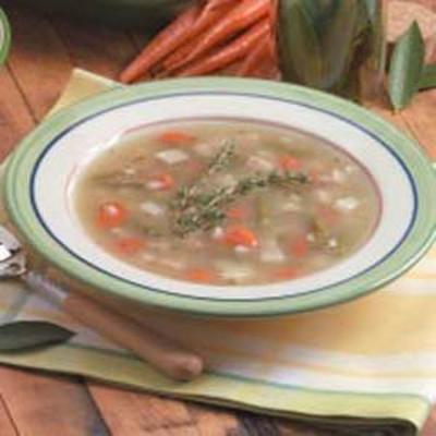 Truthahngerstensuppe