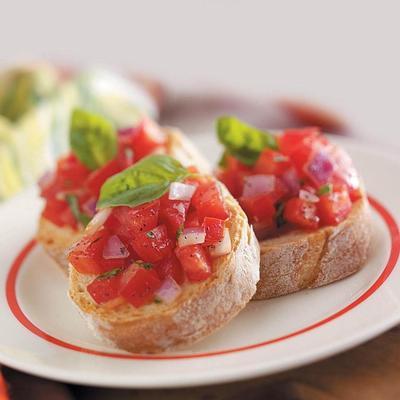 Gartenfrische Tomate Bruschetta