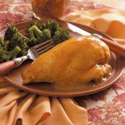 gebackenes Honighuhn