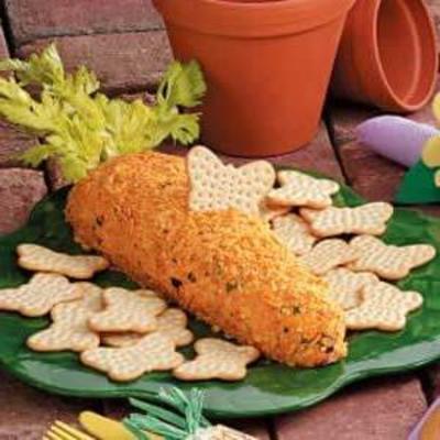 Karottenförmiger Käseaufstrich