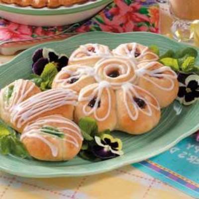 blühende süße Brötchen