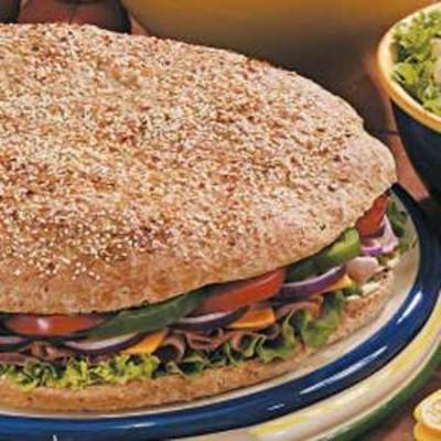 Riesen-Focaccia-Sandwich