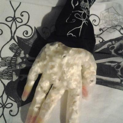 Halloween Popcornhände