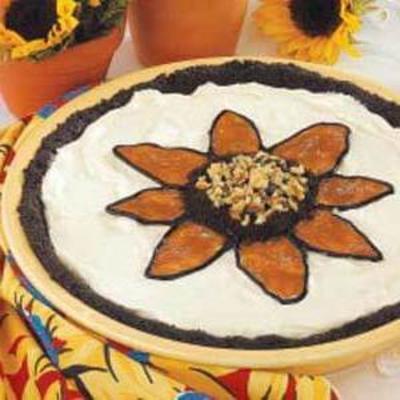 Sonnenblumen-Eiscremetorte