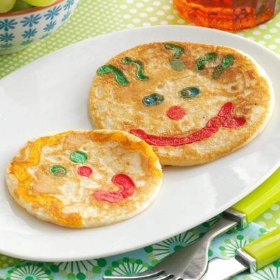 Smiley-Pfannkuchen