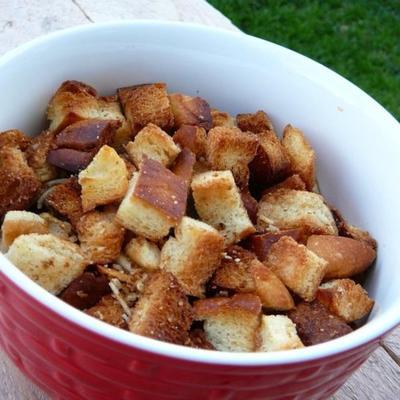 Käse Knoblauchcroutons