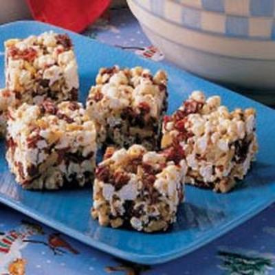 Cranberry-Popcornriegel