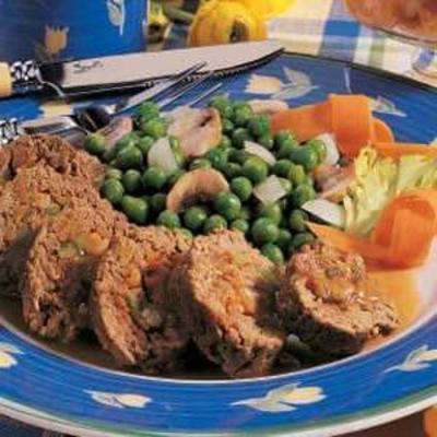 Erbsen und Champignons