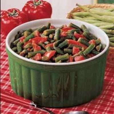 grüne Bohnen von Salsa