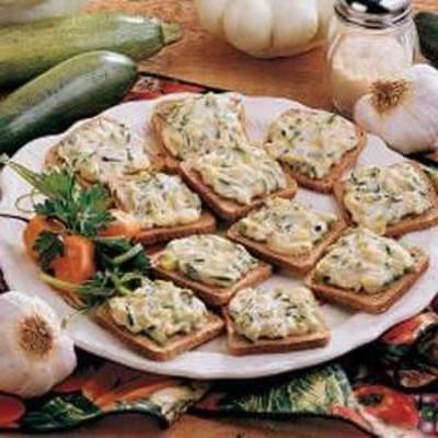 geröstete Zucchini-Snacks