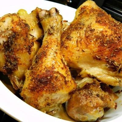 geröstetes Hähnchen reiben