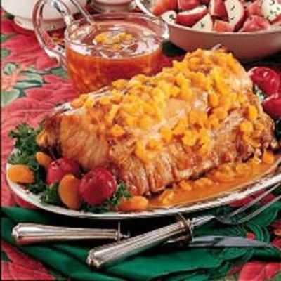 Schweinebraten mit Fruchtsauce