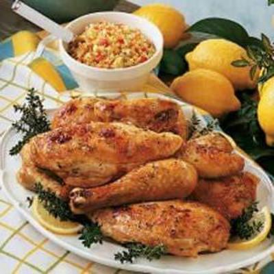 glasiertes Hähnchen mit Zitronengeschmack