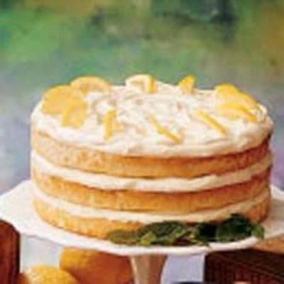 Zitronen-Sahne-Torte