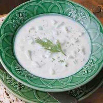 Gurkenkartoffelsuppe