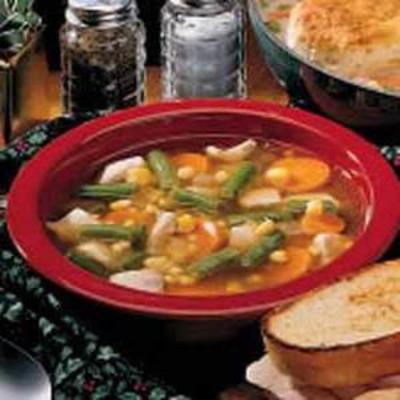 grundlegende Truthahnsuppe