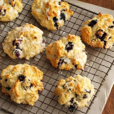 Zitronenblaubeerkekse