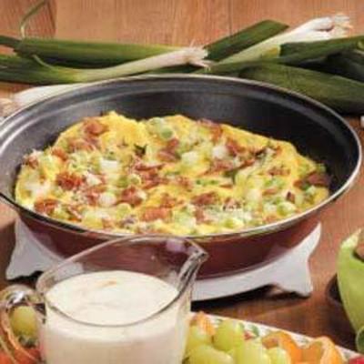 Knoblauch-Zucchini-Frittata