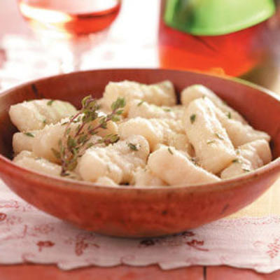 Gnocchi in Butterthymiansauce