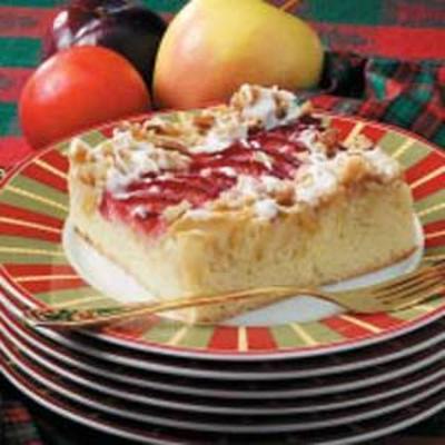 Apfelpflaume Streusel Dessert