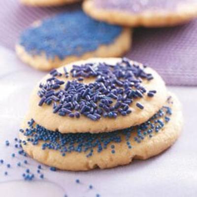 verzierte Butterkekse