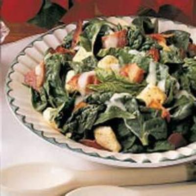 warmer Speck-Spinat-Salat