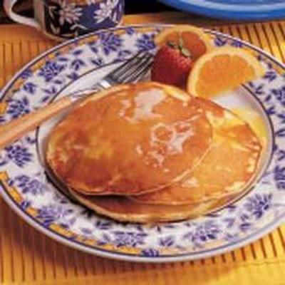 Sonnenaufgang orange Pfannkuchen