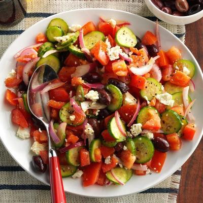 Papas griechischer Salat