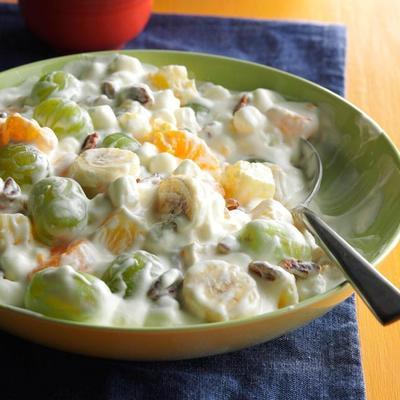 über Nacht Obstsalat