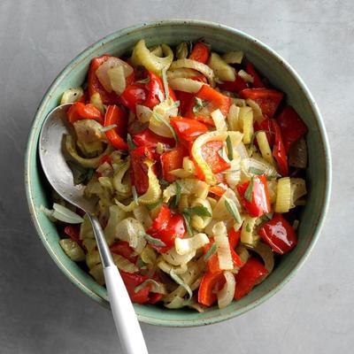 gebratener Fenchel und Paprika