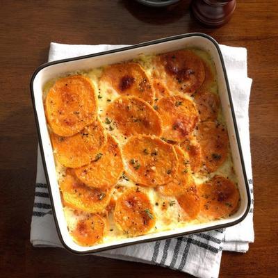 Süßkartoffeln überbacken